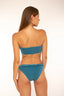 Bikini Bolonia turquesa braga clásica, Bandeau en color azul turquesa para mujer y teen de Moûtt Girls.