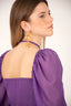 Blusa con manga larga abullonada Malva modelo Marina de Moutt Girls