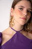 Blusa de manga larga abullonada para mujer y teens de Moutt Girls. Modelo Marina Malva.