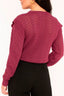 Jersey para teens calado burdeos modelo Dallas de Moutt.