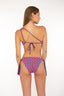 Bikini estampado morado de flores ideal para teens. Modelo Malta de Moutt Girls.