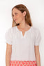 Blusa Cira blanco de Moutt Girls.