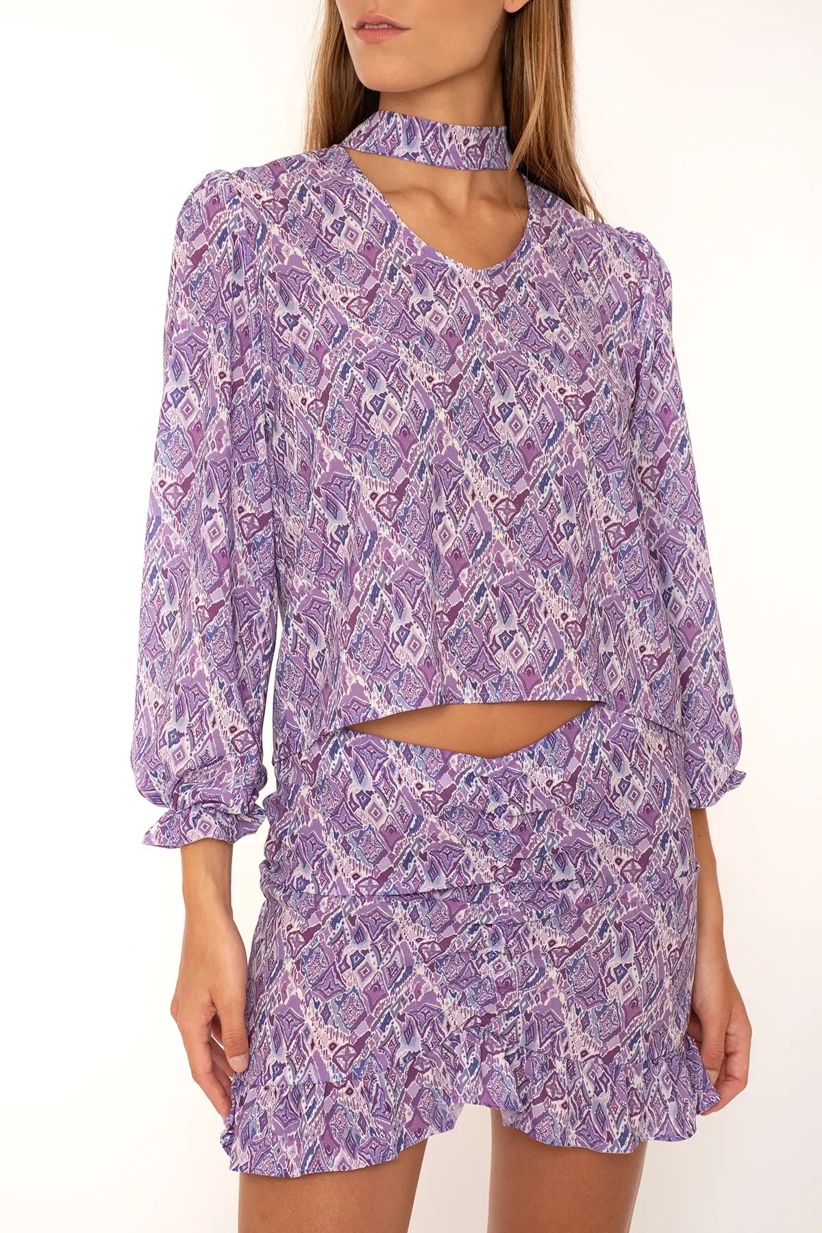 Blusa malva mujer sale