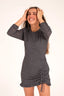 Comprar Vestido corto color Gris, de Moutt Girls. Modelo Dalia 